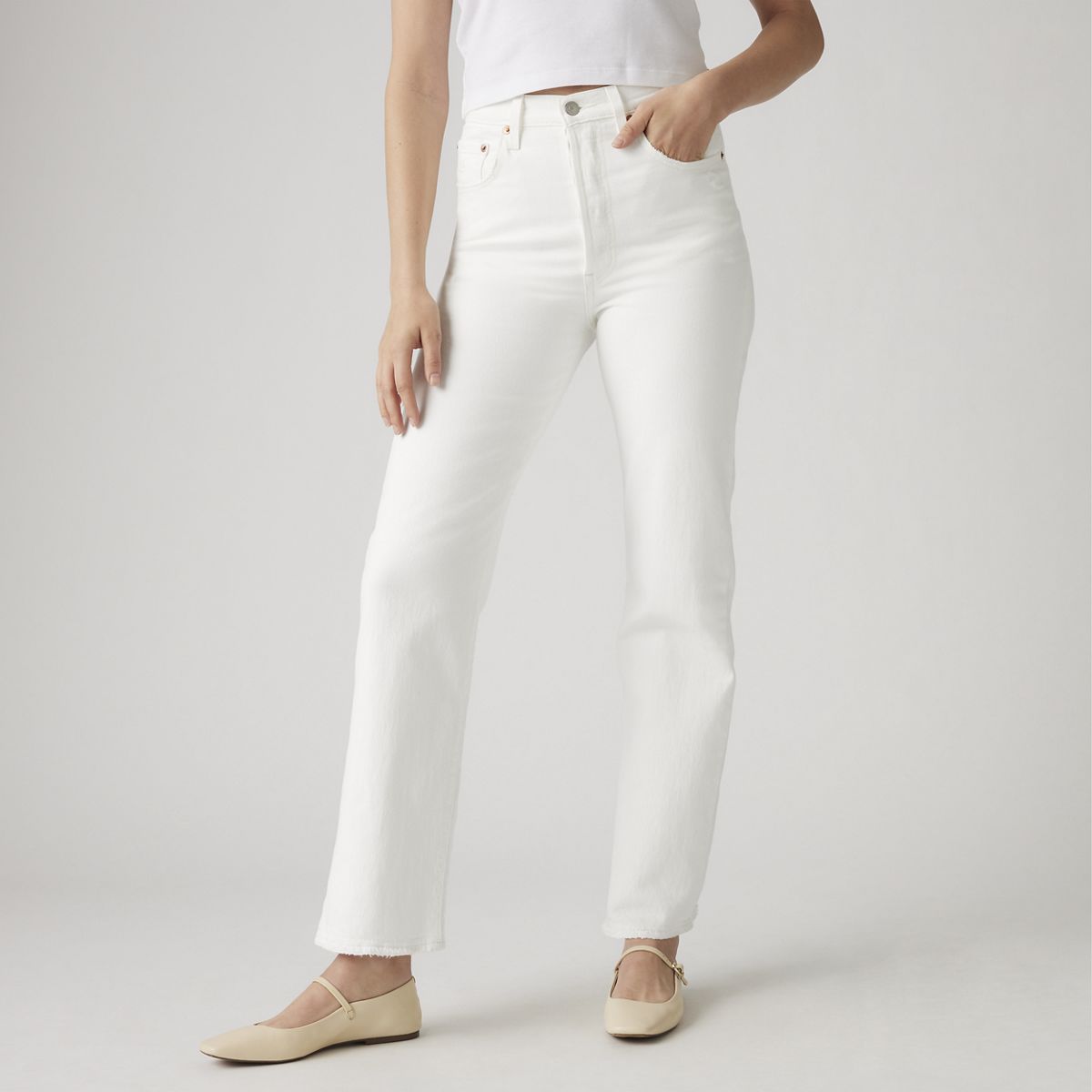 Levi's Ribcage Straight Ankle Women's Jeans detail