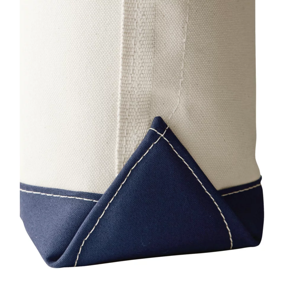 L.L.Bean Boat and Tote stitching and reinforced corner detail
