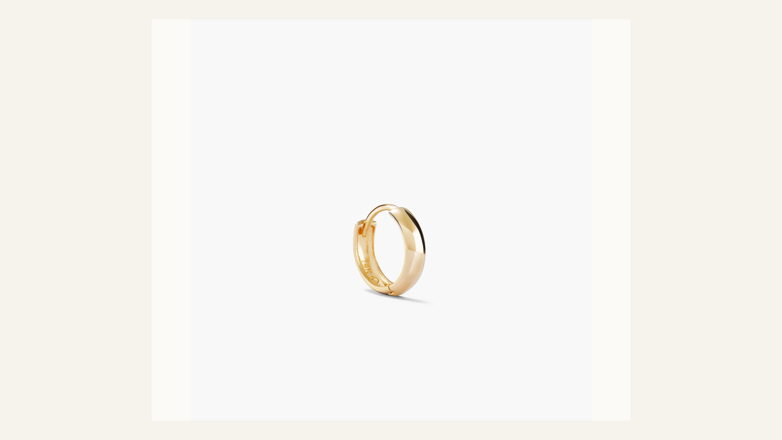 Mejuri Single Bold Huggie Hoop